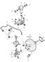 Diagram brake master cylinder brake booster vacuum line vacuum pump for your Porsche