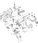 Diagram pedals manual transmission for your Porsche