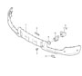 Diagram impact protection front for your 2005 Porsche Cayenne Turbo