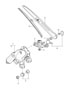 Diagram rear window wiper for your 2013 Porsche 911 Carrera 4 Convertible 3.4L AWD