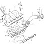 Diagram exhaust system exhaust manifold catalytic converter cyl. 1 - 5 for your 2011 Porsche 911 Carrera Coupe