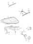 Diagram rear light license plate light additional brake light for your 2013 Porsche Panamera