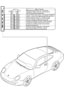 Diagram paint touch-up applicator lacquers for your Porsche 911