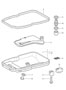Diagram tiptronic oil filter oil pan for your 2003 Porsche Cayenne