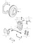 Diagram disc brake rear axle brake disc only in pairs replace technical manual attention for your 1983 Porsche 924