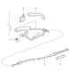 Diagram handbrake actuator for your 2014 Porsche 911 Carrera 4 Coupe 3.4L AWD