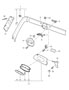 Diagram a-pillar windscreen frame windscreen frame sun visors sun visors for your 2005 Porsche 911