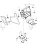 Diagram centre console front for your Porsche