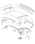Diagram hardtop accessories gaskets for your 2007 Porsche Boxster