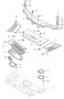 Diagram particle filter cowl panel covering for your Porsche