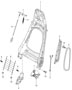 Diagram backrest frame standard seat comfort seat for your Porsche