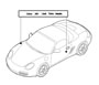 Diagram paint touch-up applicator lacquers for your Porsche 911