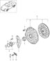 Diagram clutch for your Porsche