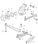 Diagram rear axle wheel carrier control arm wheel hub for your 1982 Porsche 944