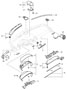 Diagram dashboard trim upper part with accessories for your Porsche