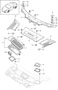 Diagram particle filter cowl panel covering for your Porsche