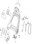 Diagram backrest frame sports seat for your Porsche