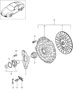 Diagram clutch for your Porsche