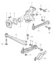 Diagram rear axle wheel carrier control arm wheel hub for your 1982 Porsche 944