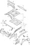 Diagram rear end single parts for your 1982 Porsche 944