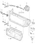Diagram door in white installation parts door lock for your Porsche