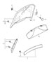 Diagram linings rear lid for your 2010 Porsche 911