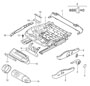 Diagram seat adjuster standard seat comfort seat for your Porsche