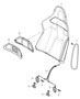 Diagram backrest shell bucket seat collapsible accessories for your Porsche
