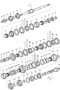 Diagram gears and shafts gear wheel sets see group for your 1995 Porsche 968