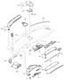 Diagram accessories dashboard trim upper part for your Porsche