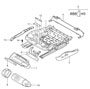 Diagram seat adjuster sports seat elect. vertical adjustment for your 2008 Porsche 911 Targa 4 Coupe