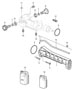 Diagram front-axle final drive clutch single parts for your Porsche