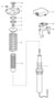 Diagram suspension shock absorber strut for your Porsche