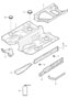 Diagram floor centre for your Porsche