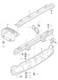 Diagram bumper heat protection rear for your 2010 Porsche Cayenne