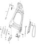 Diagram backrest frame comfort seat for your Porsche