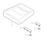 Diagram back seat cushion coupe for your 1984 Porsche