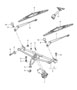 Diagram windscreen wiper system rain sensor for your Porsche