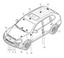 Diagram stickers stickers tyre pressure for your Porsche