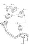 Diagram engine suspension lower for your Porsche