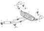 Diagram exhaust system front muffler rear muffler tail pipe for your Porsche
