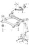 Diagram suspension subframe wishbone headlight levelling system self-levelling sensor for your Porsche