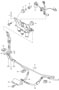 Diagram stabiliser Valve block distributor pressure line for your Porsche