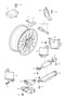 Diagram tyre pressure monitoring for your 2024 Porsche Cayenne