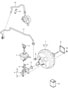 Diagram brake master cylinder brake booster vacuum line for your Porsche