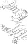 Diagram lining rear for your Porsche