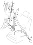 Diagram seat belt front for your Porsche Cayenne