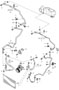 Diagram refrigerant circuit front with auxiliary air conditioner for your Porsche Cayenne