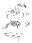 Diagram headlamp side marker light fog headlamp for your Porsche Panamera