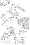 Diagram water pump thermostat housing for your 2016 Porsche Cayenne
